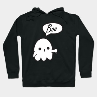 Thumbs down cute ghost boo Hoodie